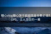 糖心vlog糖心饼干姐姐惊呆合集必追TOP5，让人泪目的一幕