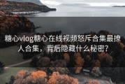 糖心vlog糖心在线视频怒斥合集最撩人合集，背后隐藏什么秘密？