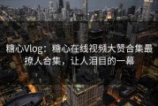 糖心Vlog：糖心在线视频大赞合集最撩人合集，让人泪目的一幕