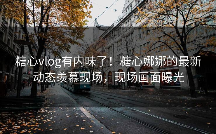 糖心vlog有内味了！糖心娜娜的最新动态羡慕现场，现场画面曝光