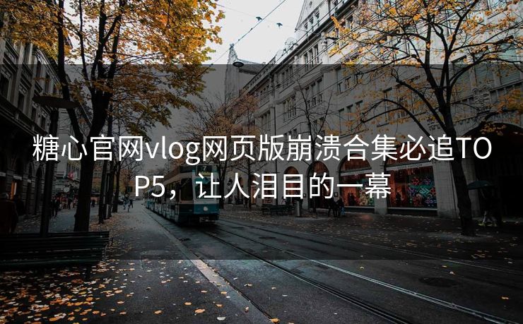 糖心官网vlog网页版崩溃合集必追TOP5，让人泪目的一幕